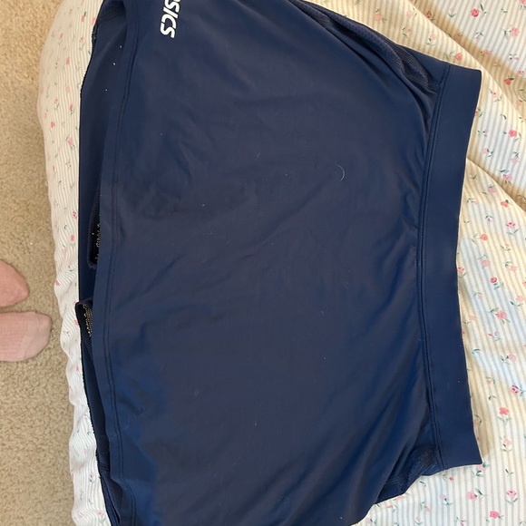 Asics Dark Blue Sports Skirt - Picture 1 of 2